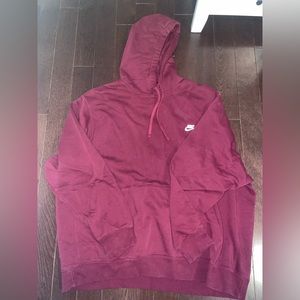 dark red Nike Hoodie 3XL